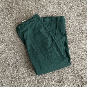 OLD NAVY GREEN HIGH RISE, WIDE LEG, CROPPED PANTS
